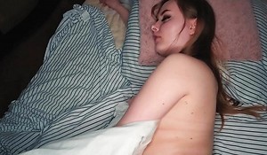 While my angel of mercy is sleeping, I screwed will not hear of in the mouth, in the pussy, and cum in the ass