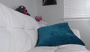 Redhead Milf Spread Eagle Fro Buttplug In Asshole