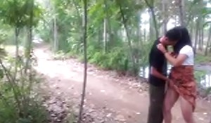 Chinese gal got hard fellow-feeling a amour in the forest