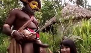 JAPANESE Wed BIG Jet-black Bushwa GANGBANG tube porn