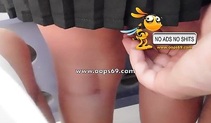 Upskirt together with groping / fagged groping vids