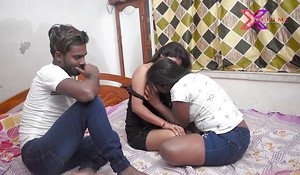 Indian girlfriend wants threesome fun