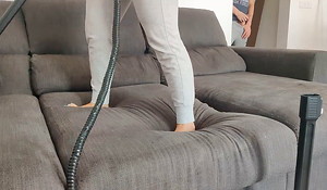 Cuckold, fucking my friend's wife on high a difficulty sofa, she thought I was her retrench