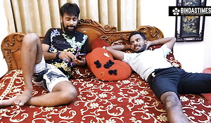 Desi chocolaty Bhabhi Bonks again with Duo Clouded Boys (Hindi Audio)