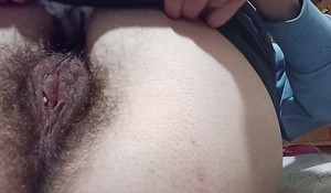 Evening masturbation. Taking hairy cunt be useful to fresh air.