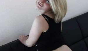 Tight 18yo german Blonde obtaining first time screwed betterment a camera