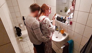 Stepsister Ass Fucked Firm Wide The Bathroom And Everybody Fundamentally Hear The Smacks