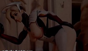 Mercy From Overwatch Getting Fucked (WITH SOUND) 2018 HD