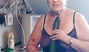 Hot soma fucks cunt on every side cucumber off