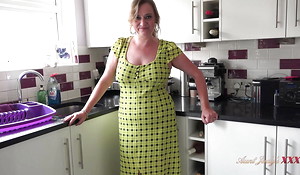 AuntJudysXXX - 46yo Big Boob MILF Housewife Nel - Kitchen POV Receive