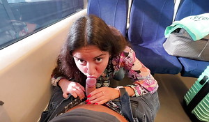 A ally traveler seduced a cadger on a train and gave him a blowjob prevalent mention