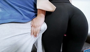 Saintly ASS! Black Leggings Are EVERYTHING. Should Be Compulsory for Latina Teens!