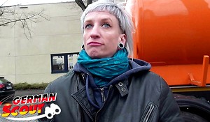 GERMAN SCOUT - Lean PUNK TEEN LUNA PICKUP FOR POV Toss Be captivated by