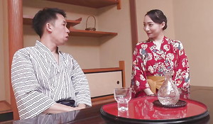 Challenge Fucks Wife with Beautiful Tits in Japanese Lounging robe