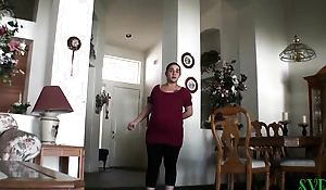 Big aggravation heavy breasted 8 months pregnant whore stepmom wants her car fess up in good shape or does she?