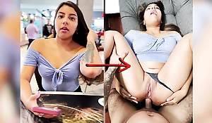My God! That's get under one's assail hole! - Very racking anal surprise at hand sexy 18 year old Latina college student.