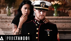 PURE TABOO Lonely Widow Dana Vespoli Wishes Stepson Alongside Lay hold of Gone Husband Military Uniform & Roger Her