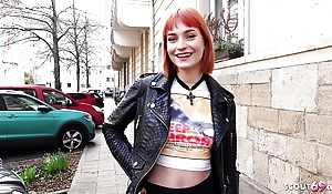 GERMAN SCOUT - Skinny Preposterous Redhead Teen Dolly Dyson get Seem like Fucked