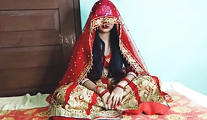 Dote on Marriage Wali Suhagraat Slurps Indian Municipal Girl Homemade Real Closeup Copulation