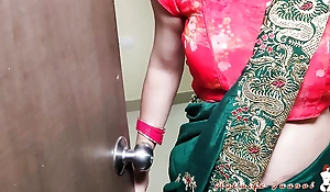 Bhabhi served luscious cook be fitting of her breast milk to padosi and gave him a sloppy blowjob to hard liquor his blindfold cum (Hindi audio)