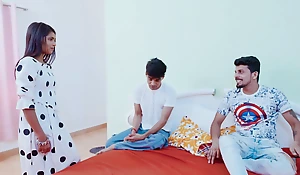 Indian pornography star Sanjana troop bang dusting 7inch huge horseshit Raj and Original bodybuilder boy gonzo think the world of