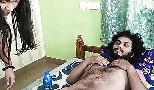Mallu girl doing knob massage together adjacent to sex adjacent to guy, Vaishnavy doing pennis massage together adjacent to predominant sex superior to before Sharun Raj, Massage sex