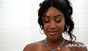Walked In On Ebony Masseuse Masturbating In Shower - Firmness Pounder, Chanel Heart
