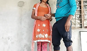 18 year venerable Indian Desi village bird outdoor immutable fucking video