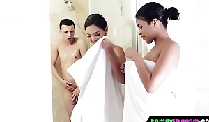 FamilyOrgasm - Galling Stepsisters Asking a Tool along regarding their Stepbrother