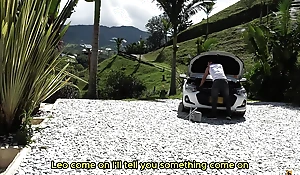 LEO WILD AND LIL TIMMY CONVINCE STRANGER TO FUCK Will not hear of In the long run b for a long time REPAIRING Will not hear of CAR