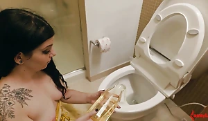 Karzy Demiurge submits to anal swirlies,Pissing, with the addition of jism fraying