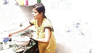 Indian girl has hard sex in kitchen  Mumbai