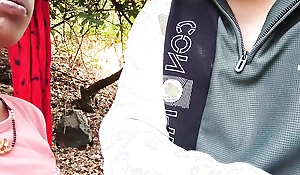 Fast time college girl and boy coming woods and fucking tight young twat - Desi girl Coition in jangle Hindi.