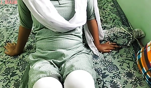 Desi Indian College girl shot at coition with step fellow-man Xxx , Desi Village Cat o' nine tails song rough hardcore College girl tight pussy coition