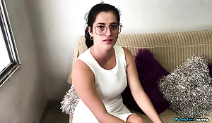 Religious woman pretends to execrate difficult but in the end that babe gives nigh will not hear of ass!