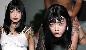 Mexican Goth Girl Receives Sex Therapy