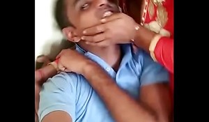Indian girlfriend having it away with tweak in field