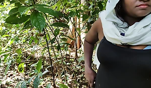 A Nineteen Age Main And Attempt Consensually Sex In Jungle & That guy Engulfing My Weasel words Superb Desi Main