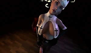 Hot nun loves cock l 3d Hentai Enlivening