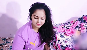 My big stepsister was seduced me, we workaday single bed, full Hindi Audio