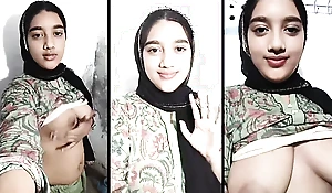 Beautiful hijabi wholesale showing hot big boobs