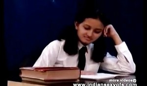 Horny Hot Indian PornStar Toddler painless School girl Squeezing Big Boobs and masturbating Part1 - indiansex