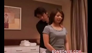 japanese wife kneading intercourse